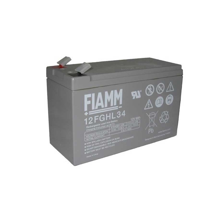 Batteria 12V 9Ah Long Life compatta per continuità UPS