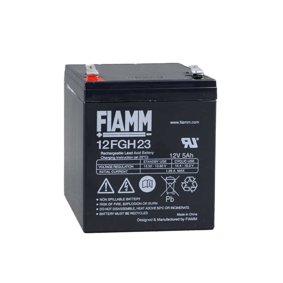 Batteria 12V 5Ah compatta AGM per sistemi sicurezza