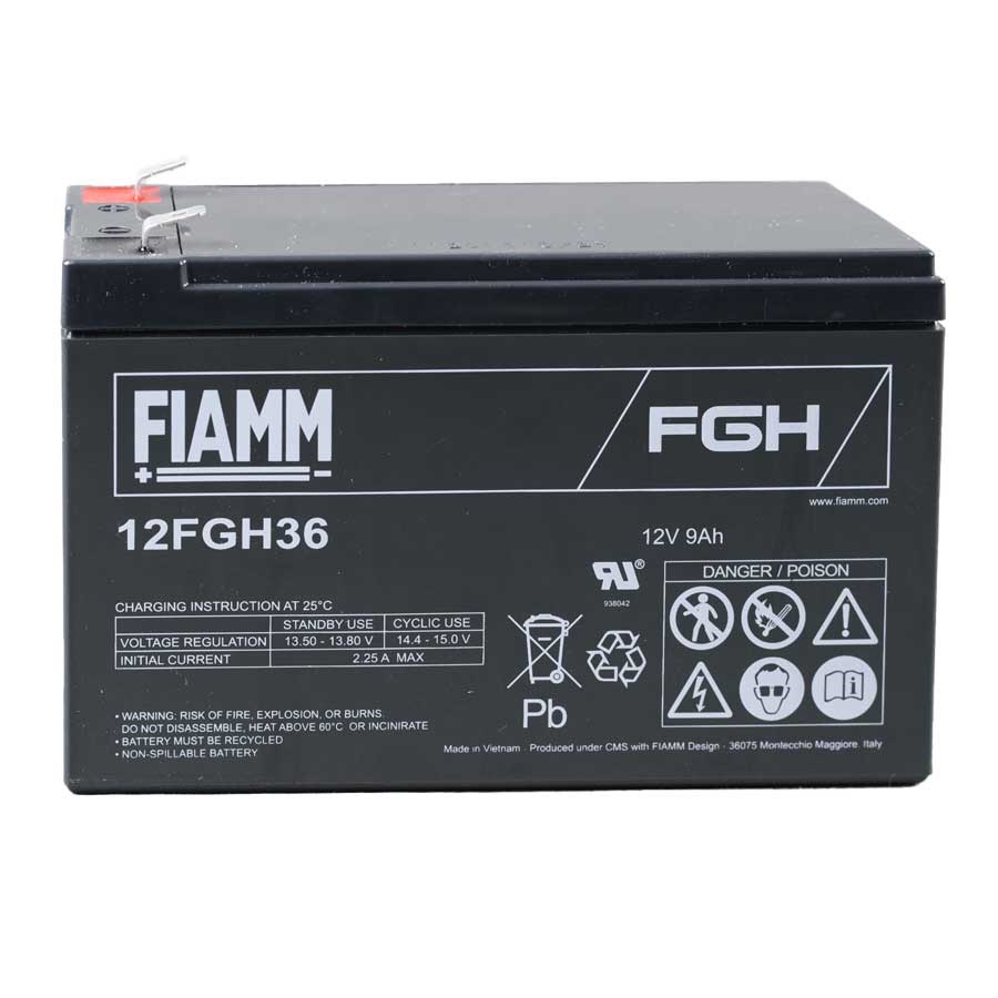 Batteria 12V 9Ah AGM alta densità per sistemi sicurezza