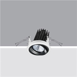 Incasso rotondo orientabile (basculante) - LED - medium