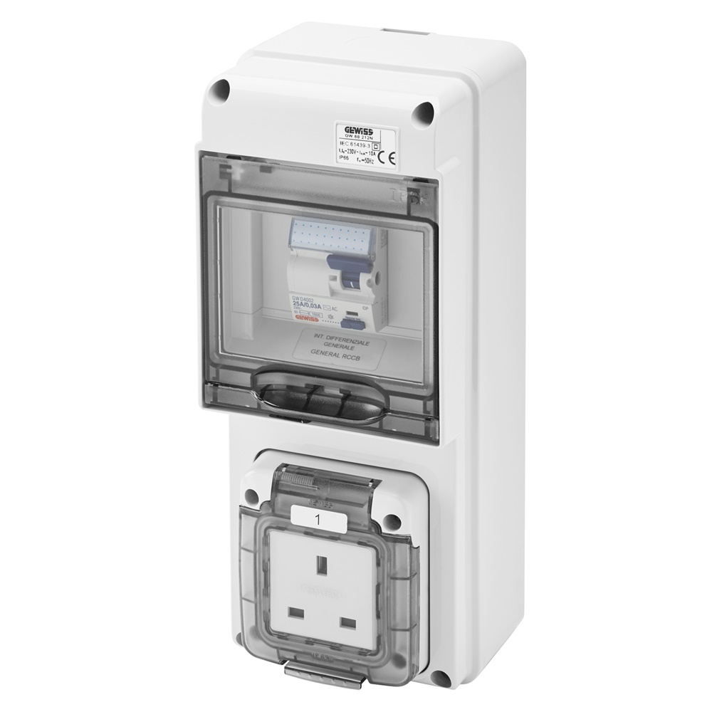 Quadro elettrico IP65 5-20 moduli DIN industriale terziario