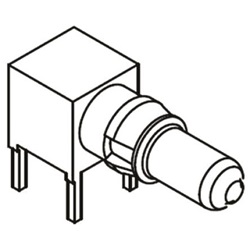 Contatto connettore DIN Harting serie 09 03 maschio Angolo destro