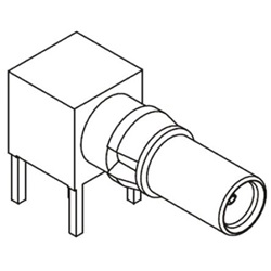 Contatto connettore DIN Harting serie 09 03 femmina Angolo destro