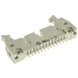 Connettore circuito stampato serie SEK 18 Harting 26 vie 2 file passo 2.54mm 