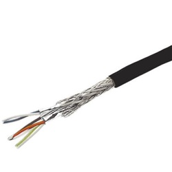 Cavo Cat6 Harting Coppia intrecciata 18 AWG AWG Nero guaina in PVC 