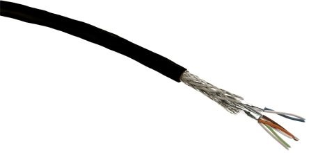 Cavo Cat6a Harting 09456000531 guaina di colore Nero 