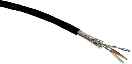 Cavo Cat6a Harting 09456000541 guaina di colore Nero 