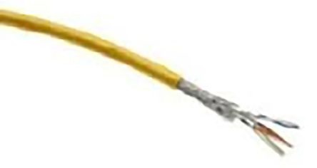 Cavo Cat6 Harting Coppia intrecciata 18 AWG AWG Giallo guaina in PUR 