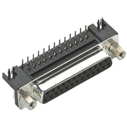 Connettore D-Sub per PCB Harting femmina angolo retto 15 vie passo 2.77mm