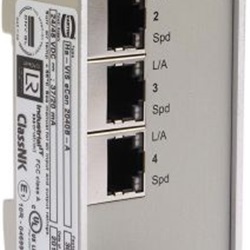 Switch Ethernet Harting 4 porte RJ45 10 Mbit/s 100 Mbit/s montaggio Guida DIN