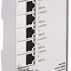 Switch Ethernet Harting 5 porte RJ45 10 Mbit/s 100 Mbit/s 1000 Mbit/s 