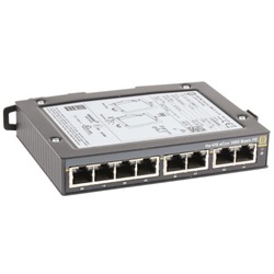 Switch Ethernet Harting 8 porte RJ45 10 Mbit/s 100 Mbit/s montaggio Guida DIN