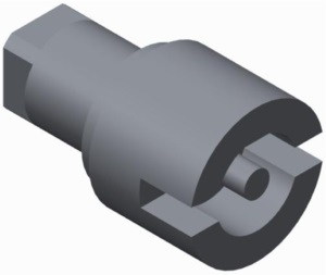 COPPIA INSERTI DOPPIA ALETTA 3MM