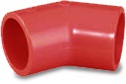 RACCORDO AD ANGOLO 45  IN ABS TUBAZ