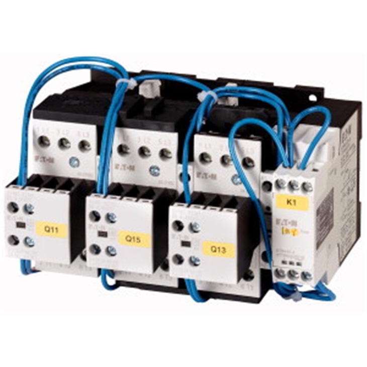 Combinazione contattori stella-triangolo 115A avvio motori trifase IE3 230V 50/60Hz