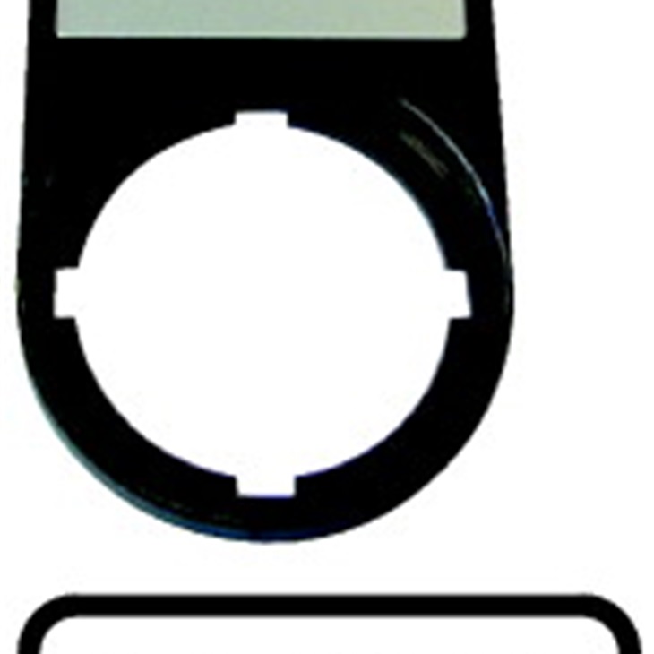 Portaetichette completo 30x50 per apparecchi comando segnalazione modulari RMQ-Titan
