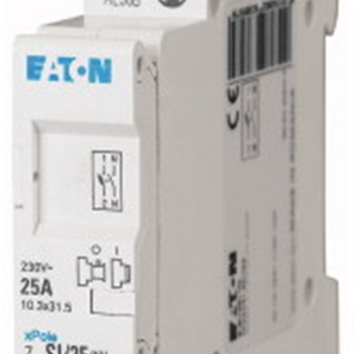 Portafusibile sezionatore 1p+N 20A 8,5x31,5 mm per impianti elettrici