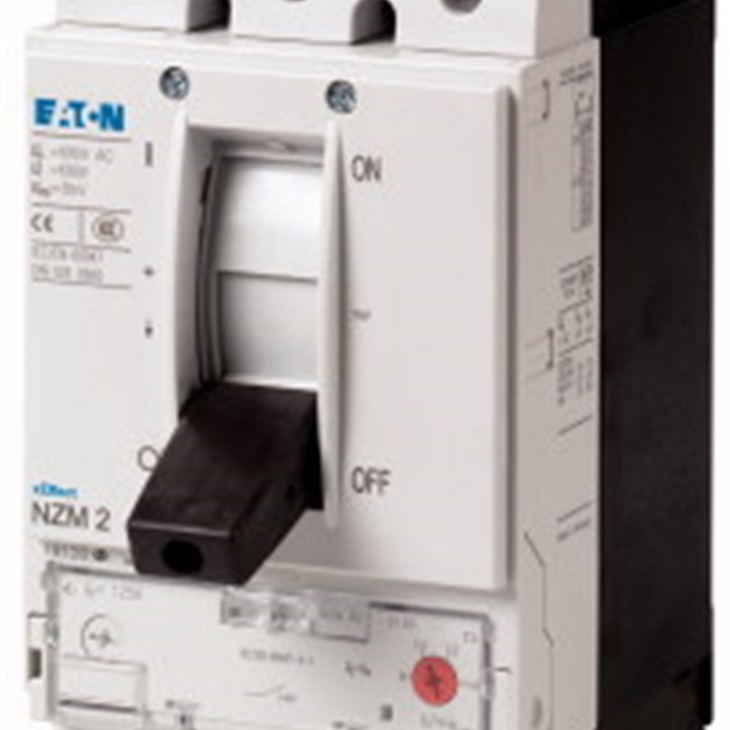 Interruttore automatico potenza 3 poli 125A serie NZM-S uso industriale IEC