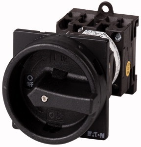 Interruttore generale T0 6 poli 20A 5,5kW IP65 con maniglia rotativa e blocco sicurezza