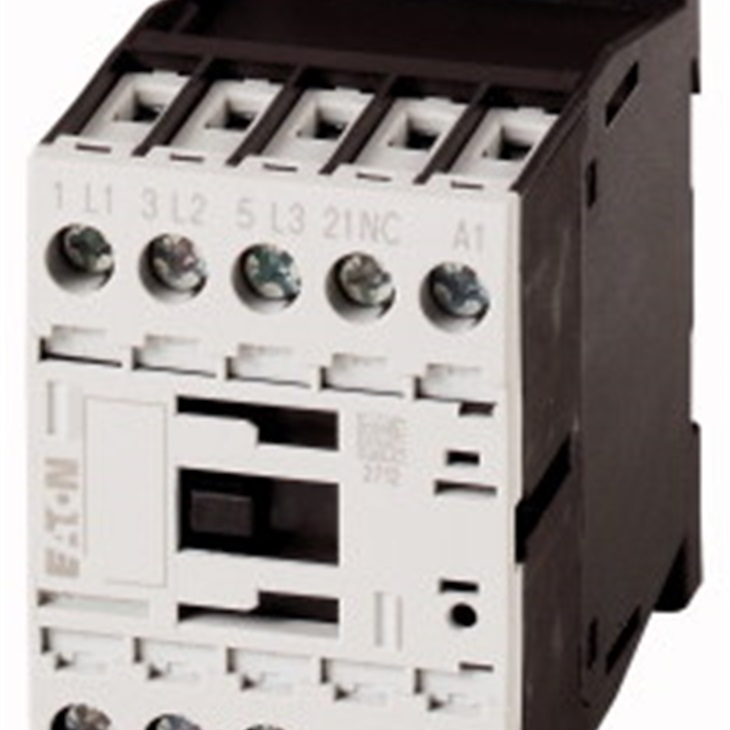 Contattore potenza 3 poli 3 kW 220V-690V motori trifase efficienza IE3 uso industriale