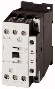 Contattore potenza 3 poli 7,5 kW 380-400V per motori trifase efficienza IE3 uso industriale