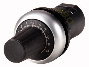 Potenziometro M22 22,5 mm grande manopola resistenza selezionabile IP66 uso industriale