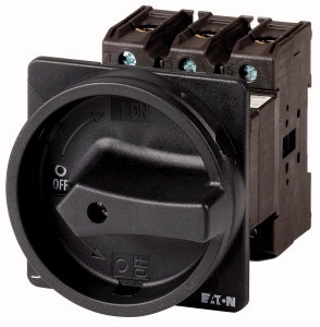 Interruttore generale 3 poli 100A IP65 con maniglia rotativa e blocco per manutenzione