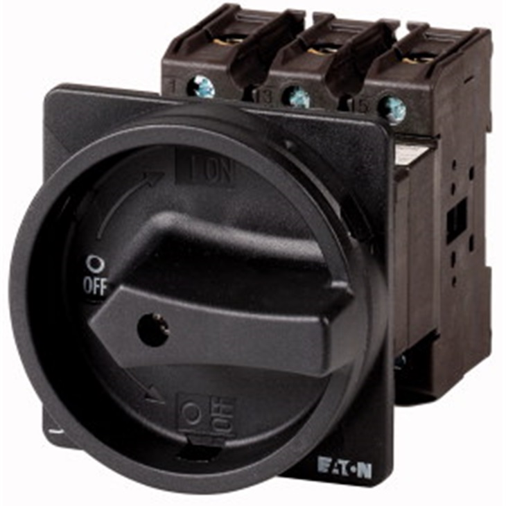 Interruttore generale 3 poli 100A IP65 con maniglia rotativa e blocco per manutenzione