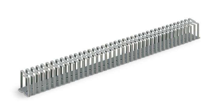 Canalina flessibile 12,5x12,5 mm lunghezza 500 mm protezione cavi elettrici