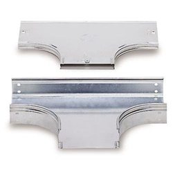 Deviazione piana T H50 zincata per canaline portacavi larghezza 300 mm uso industriale e civile