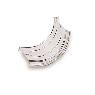 Coperchio deviazione verticale 90° copertura 75mm zincato per impianti elettrici
