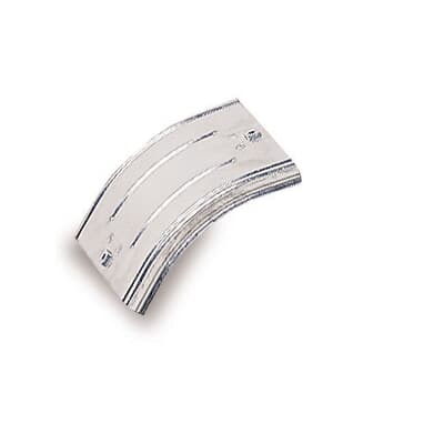 Coperchio deviazione 45° verticale zincato per discesa base 500mm impianti elettrici
