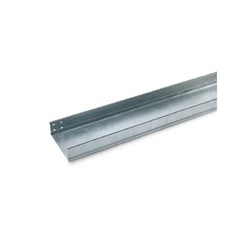 Canale portacavi pesante acciaio zincato H60 IP40 300x300 mm per impianti industriali e civili