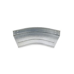 Deviazione piana 45° acciaio zincato H60 lunghezza 200 mm per canaline portacavi
