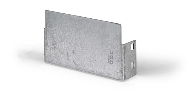 Testata di chiusura IP44 blu altezza 75 mm per protezione impianti elettrici
