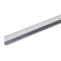 Profilo separatore metallico zincato H60 per canaline elettriche organizzazione cavi impianti
