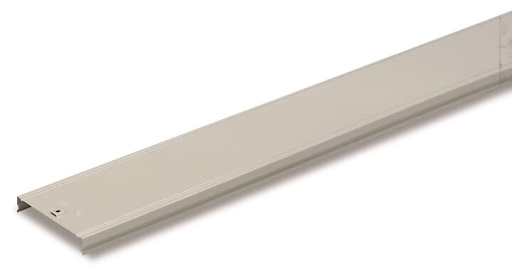 Coperchio canalina metallica RAL7035 300x2000 mm per protezione cavi elettrici