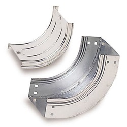 Deviazione canalina elettrica 90° altezza 75mm verniciata RAL7035 per impianti distribuzione cavi