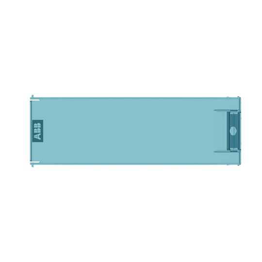 Porta trasparente 18 moduli plastica blu per quadri elettrici MISTRAL41W