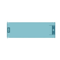 Porta trasparente 18 moduli plastica blu per quadri elettrici MISTRAL41W
