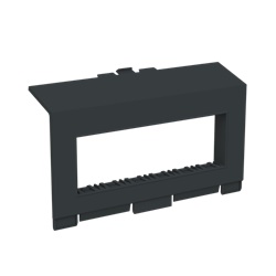 Supporto modulare per 6 apparecchi Vimar Plana, resistente, per installazioni elettriche professionali residenziali e commerciali