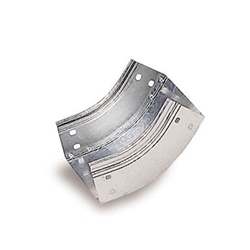 Deviazione canalina cablaggio 45° zincata altezza 75 mm larghezza 500 mm