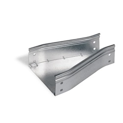 Riduzione centrale lamiera zincata H75 per canaline 150/100 mm installazioni elettriche