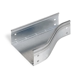 Riduzione sinistra lamiera zincata H75mm per canaline 150x100mm installazioni elettriche