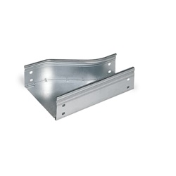Riduzione destra lamiera zincata H75mm per canaline 200x100mm impianti elettrici