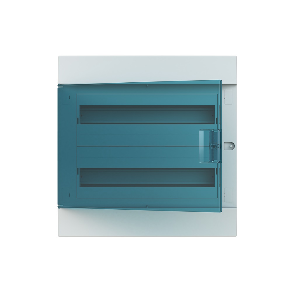 Quadro incasso MISTRAL41F 36 moduli 2 file porta trasparente IP41 uso civile