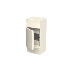 MISTRAL41W Consumer unit 4 moduli IP41 porta cieca montaggio a parete