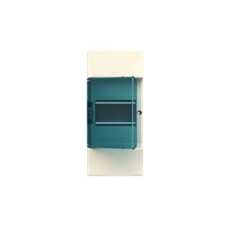 Consumer unit MISTRAL41W 4 moduli IP41 porta trasparente montaggio a parete