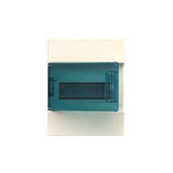 Consumer unit MISTRAL41W 8 moduli IP41 montaggio a parete porta trasparente