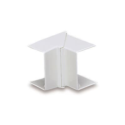 Deviazione interna regolabile 60x30 mm plastica bianca per impianti elettrici